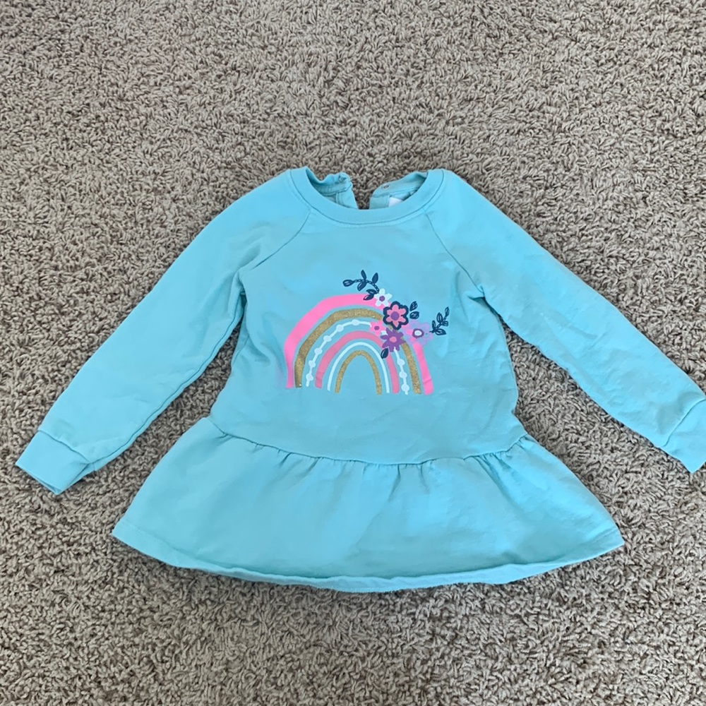 Toddler girl shirt dress
